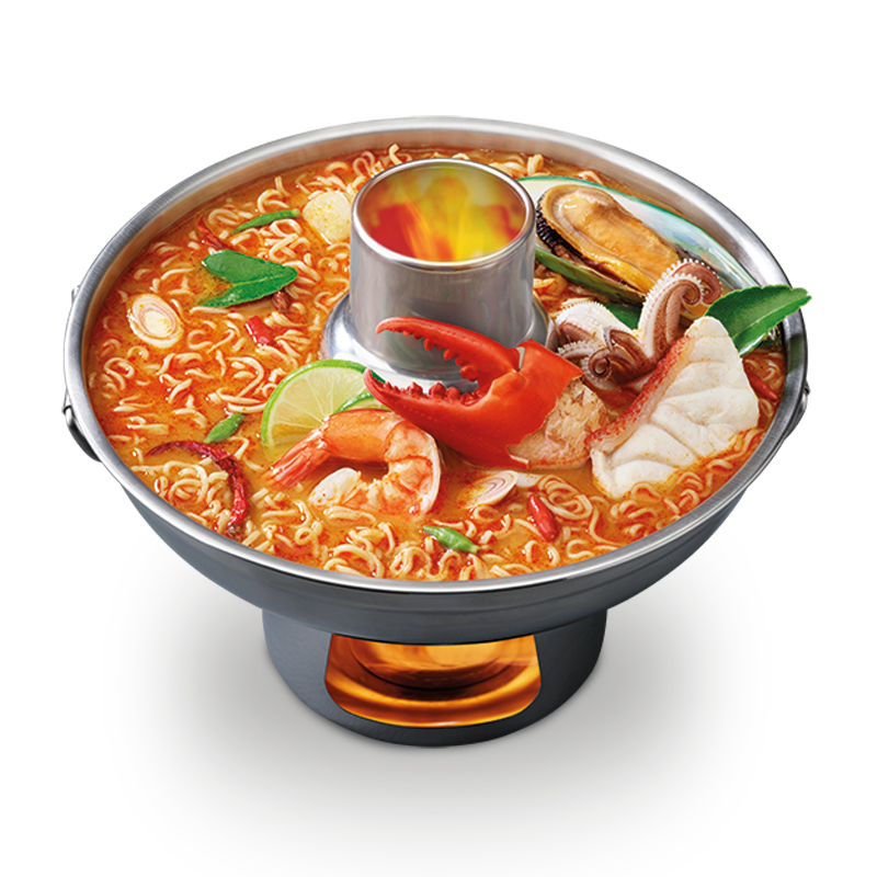 รสต้มยำทะเลหม้อไฟ